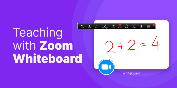 Teaching with Zoom whiteboard