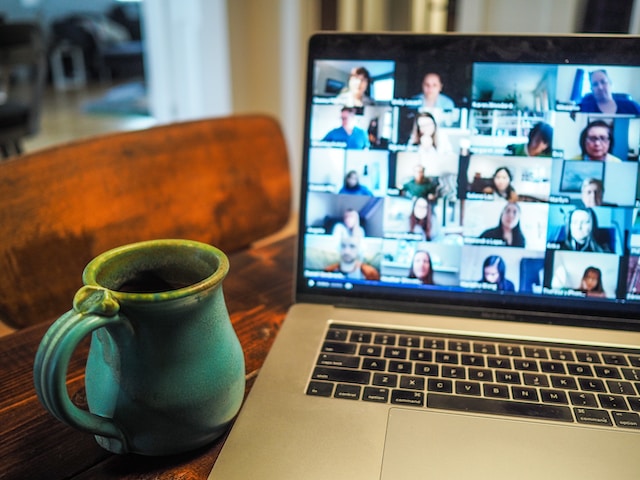 a zoom screen running a webinar