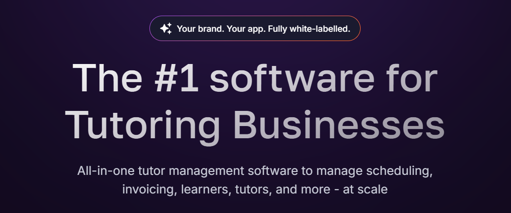 screenshot of wise tutoring software