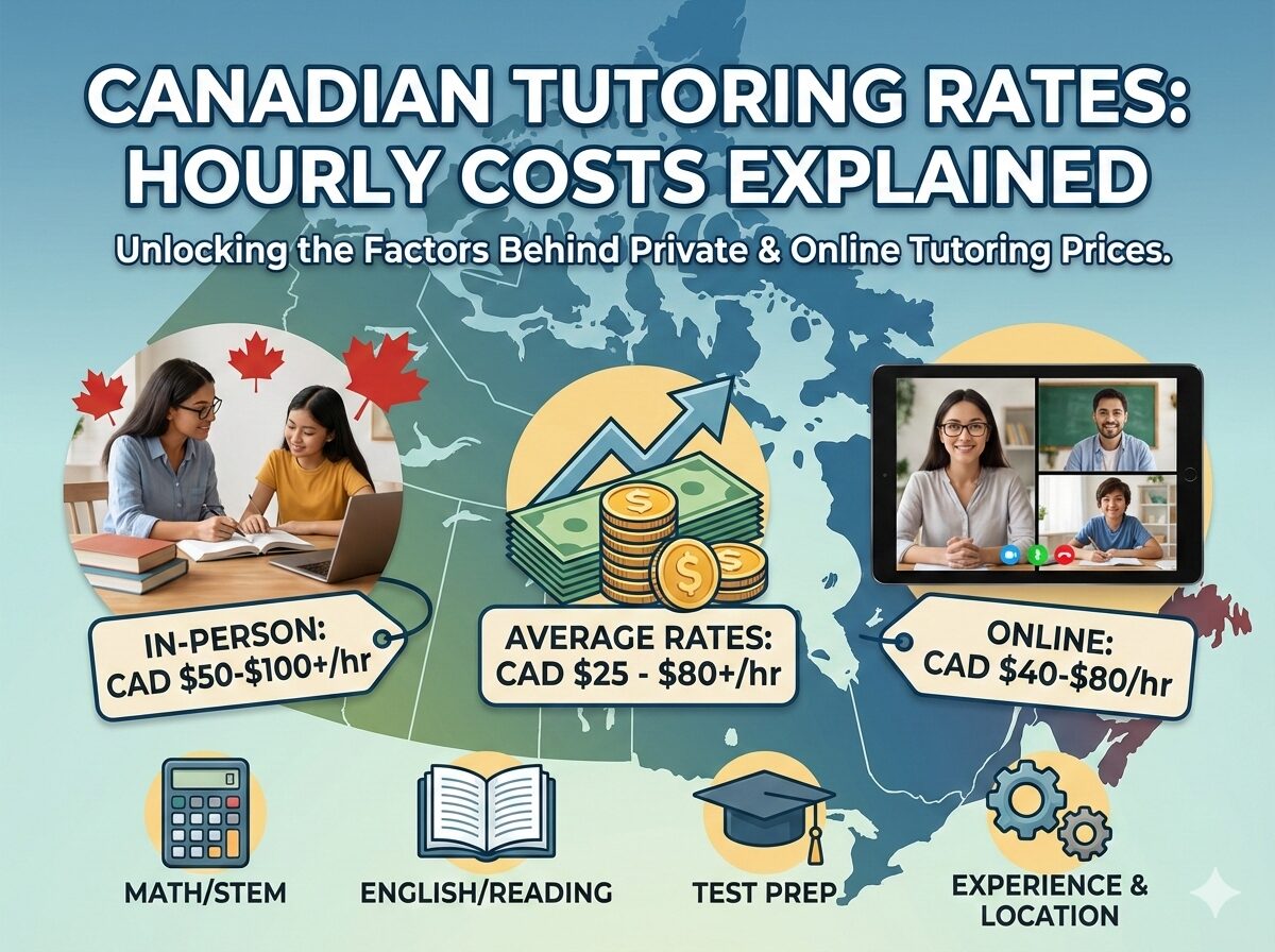 Average Tutoring Rates in Canada