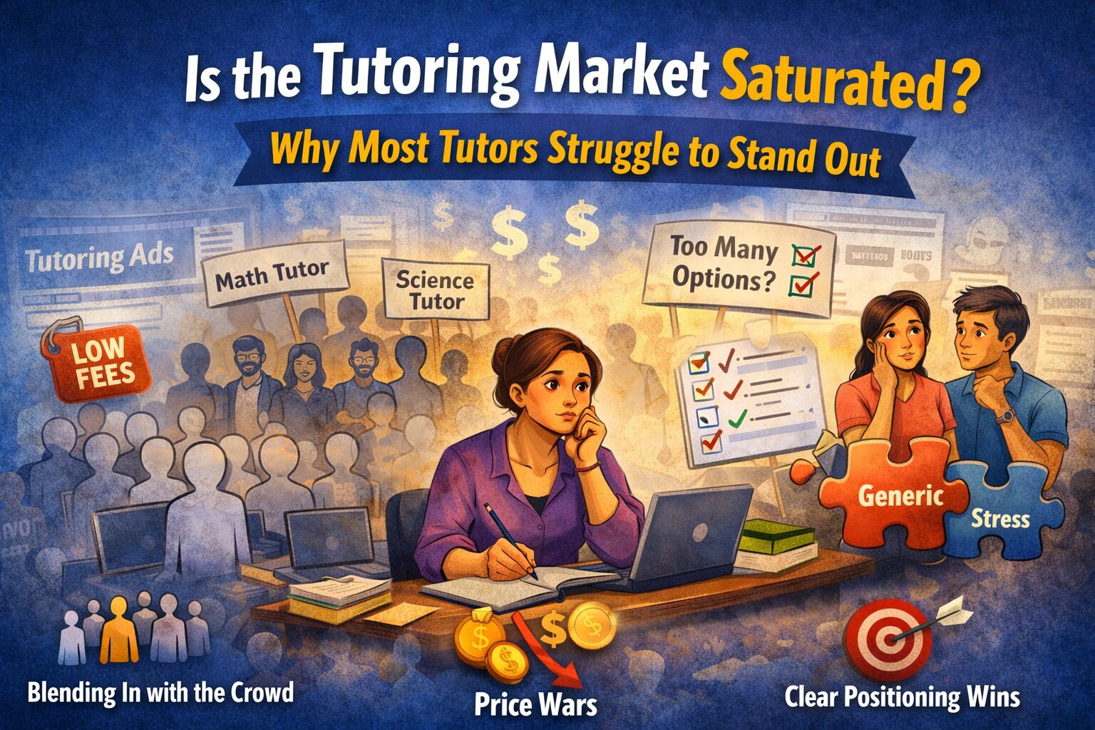 Is the Tutoring Market Saturated? Why most Tutors struggle to Stand Out