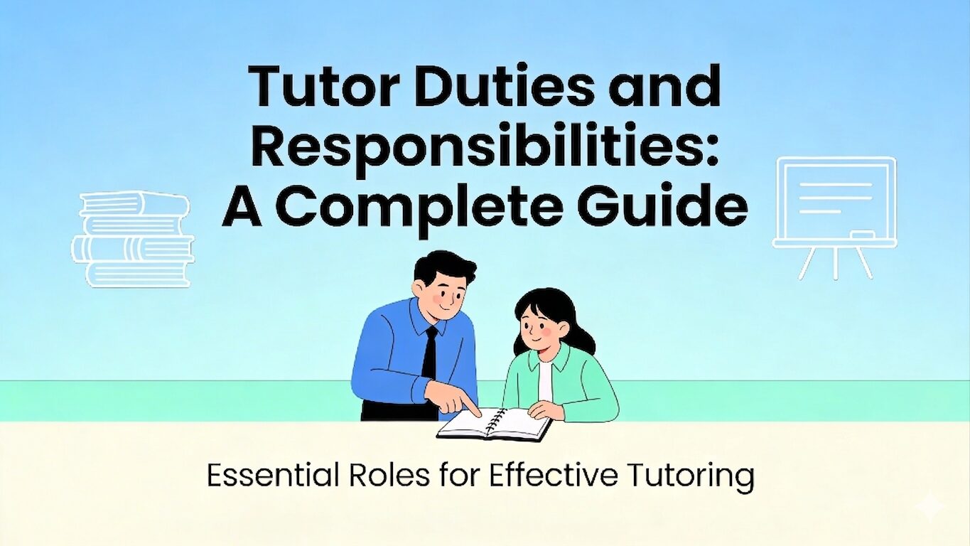 tutor duties and responsibilities